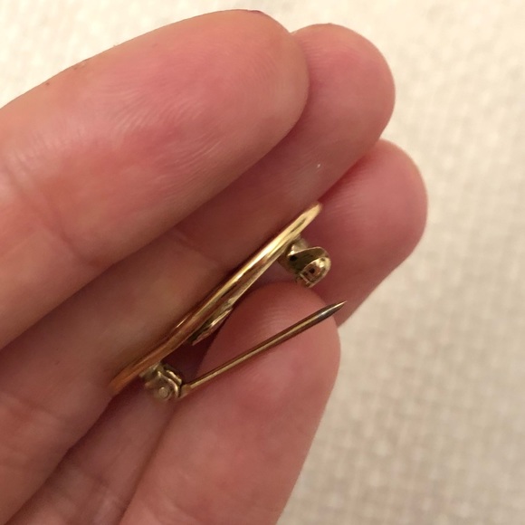 Winard Gold Filled Modernist Pin/Earring/Charm - Picture 4 of 10